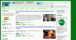 Desktop Screenshot of libyanwarthetruth.com